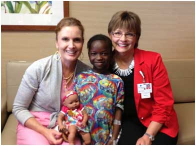 The Woman's Hospital of Texas Saves an African Girl's Life