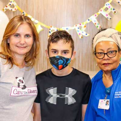 Family reunites with NICU nurse for son's 13th birthday